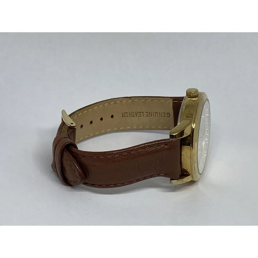 Relic ZR15831 Women's Brown Leather Analog Dial Quartz Genuine Wrist Watch OL452